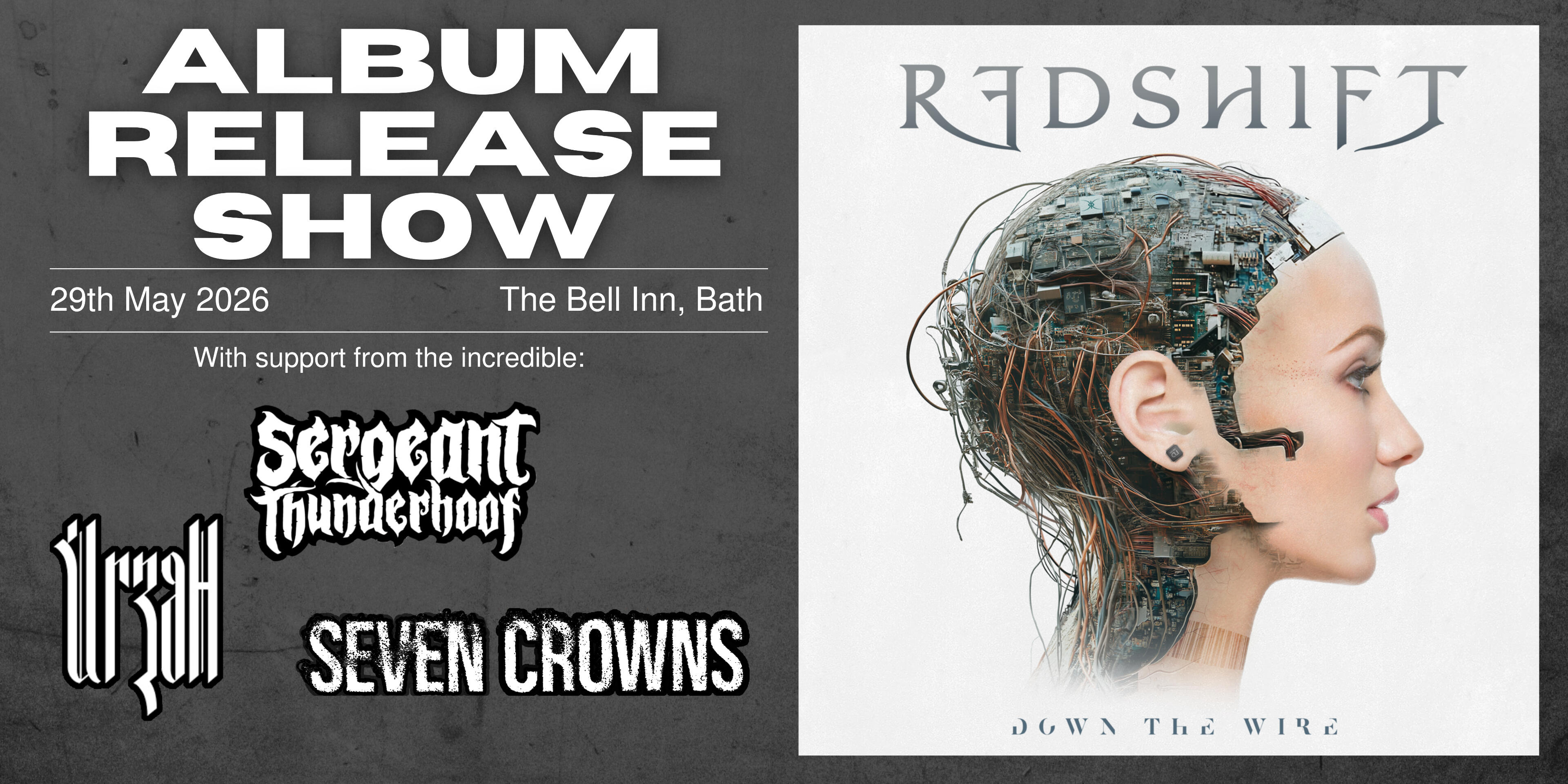 Down The Wire Album Release Show Banner